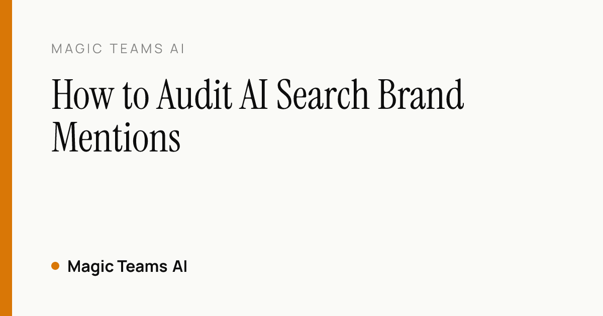 Brand mention audit log showing prompt, AI response, entity accuracy status, and citation sources across multiple engines