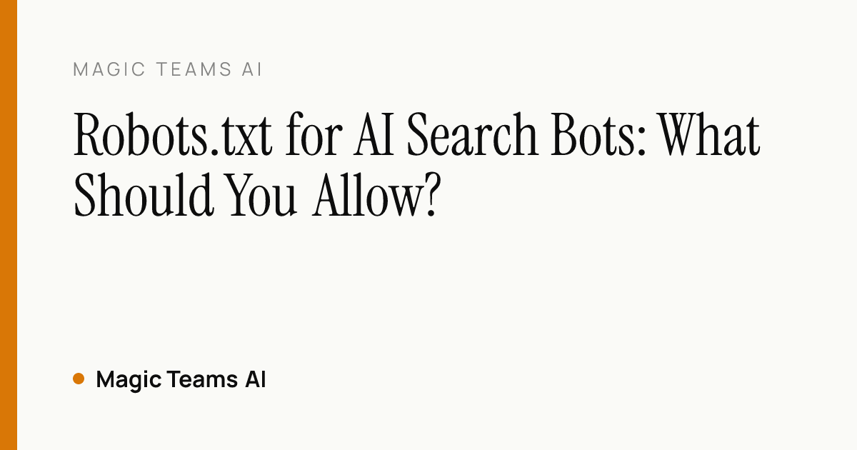 Policy matrix mapping bot type (search, assistant, training, preview, private) to purpose, default action and enforcement layer